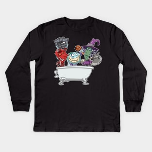 Trick or Treat! Kids Long Sleeve T-Shirt